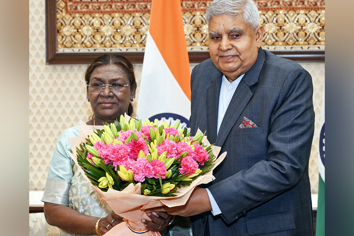 President Murmu, PM Modi extend birthday greetings to Vice President Dhankhar