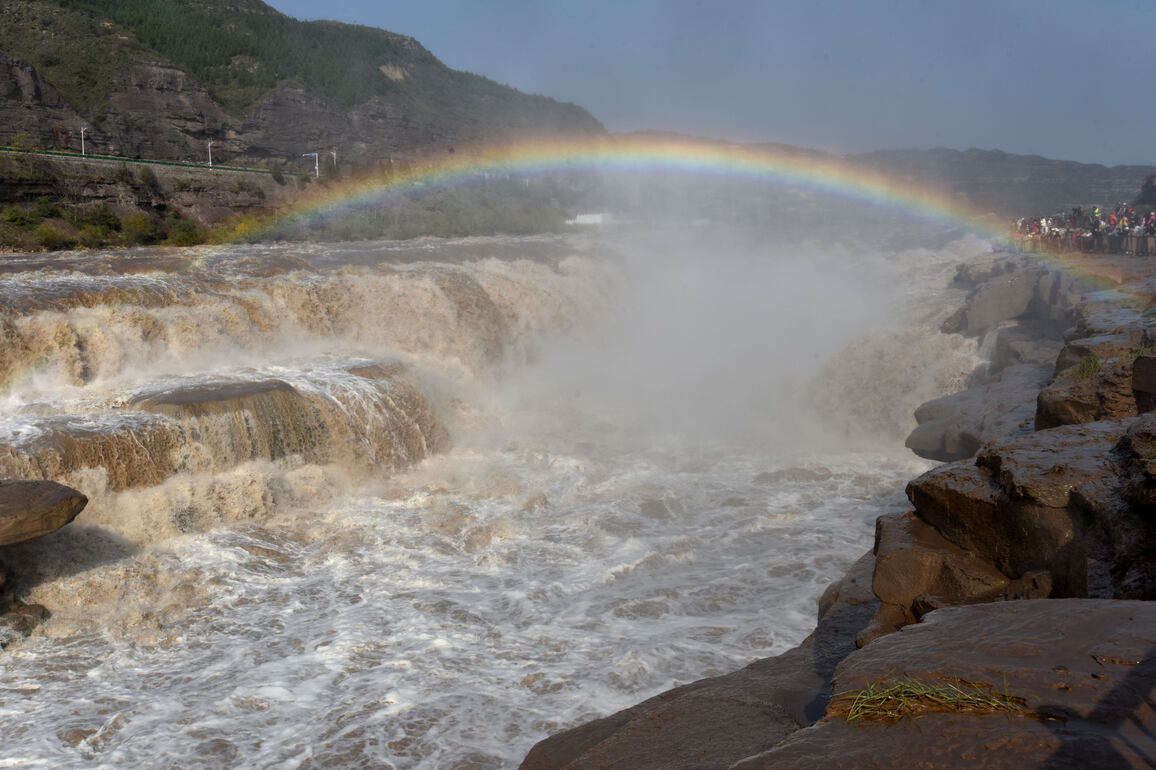 #CHINA-SHANXI-JIXIAN-HUKOU WATERFALL-RAINBOW (CN)