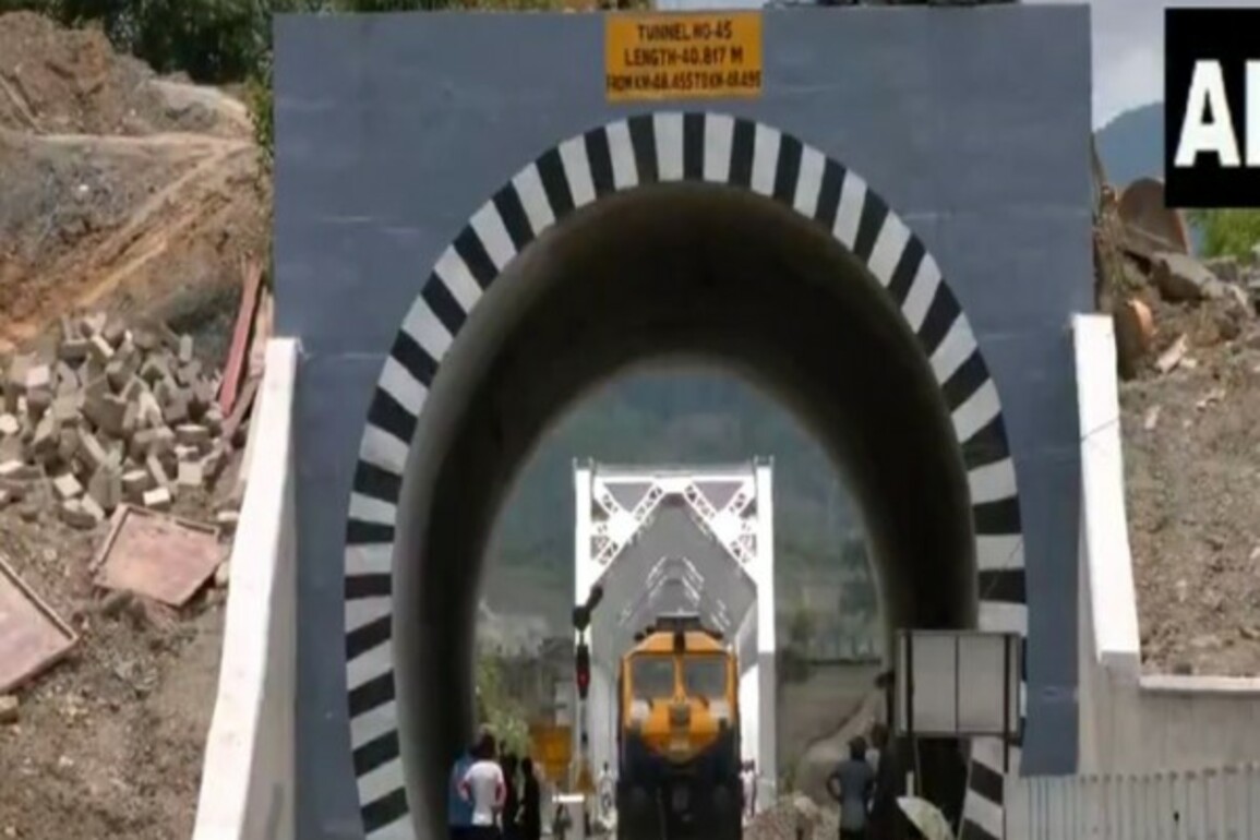 Bairabi-Sairang line completes, Aizawl to join Railway network