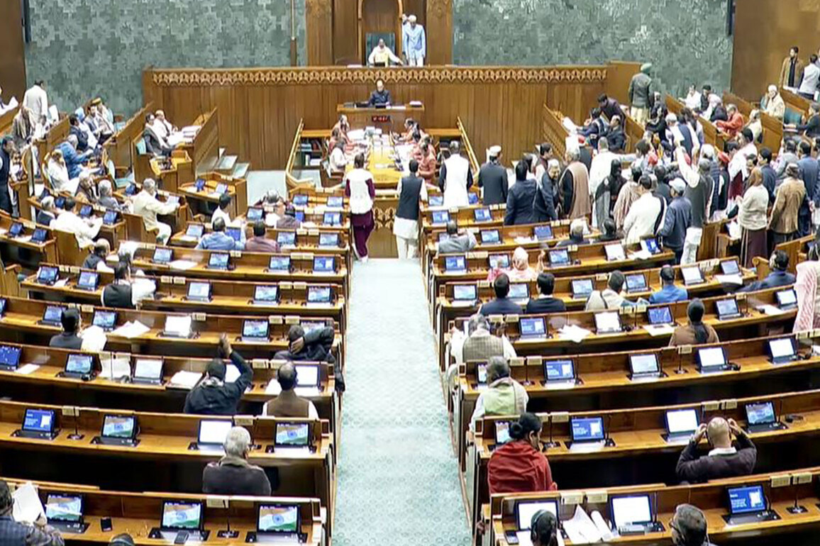 Lok Sabha adjourned to meet again tomorrow at 11 AM