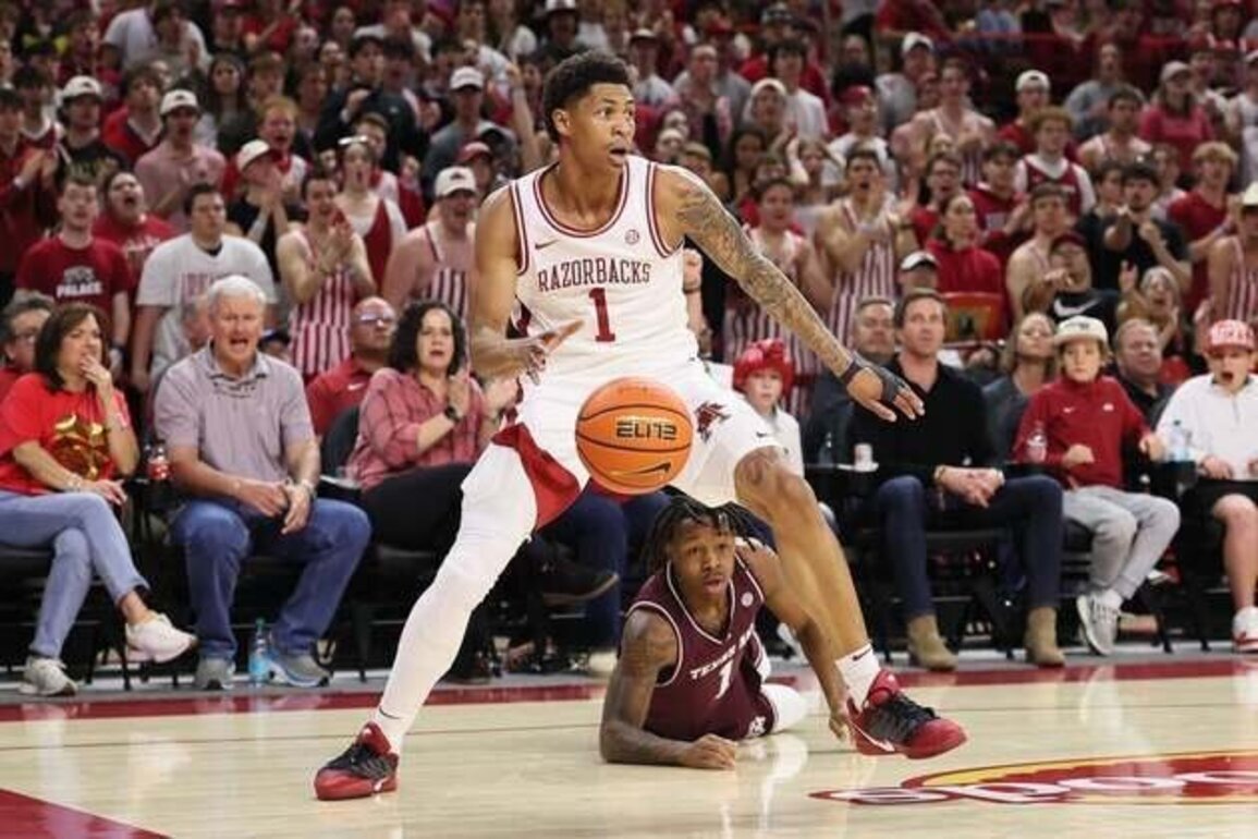 Darius Acuff Jr. helps No. 20 Arkansas hold off Texas A&M