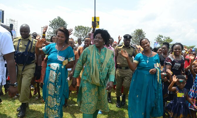 Speaker Kadaga graces twins festival Speaker Kadaga graces twins festival