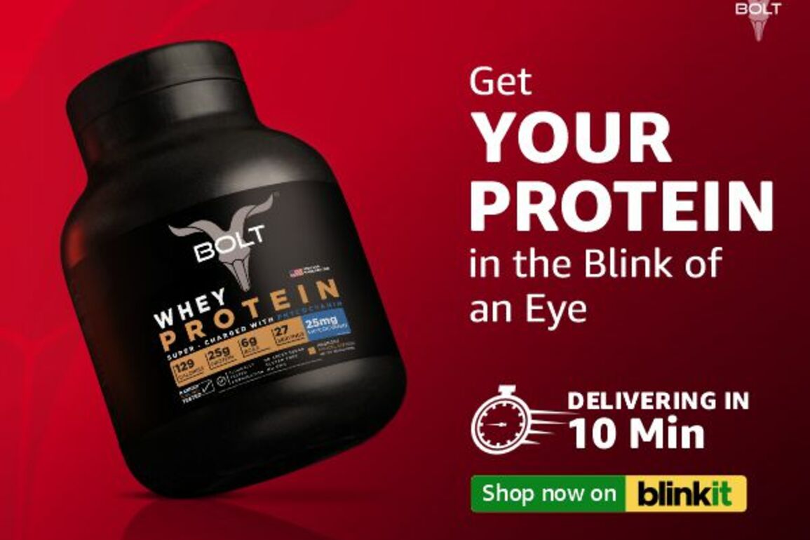 Bolt Nutrition Enters Quick Commerce Space Through Partnership with Blinkit