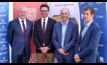 Deputy Prime Minister, Michael McCormack, Minister for Agriculture, Drought and Emergency Management, David Littleproud, Charles Sturt Interim Vice-Chancellor Professor John Germov and Charles Sturt Acting Deputy Vice-Chancellor (Research) Professor Michael Friend.