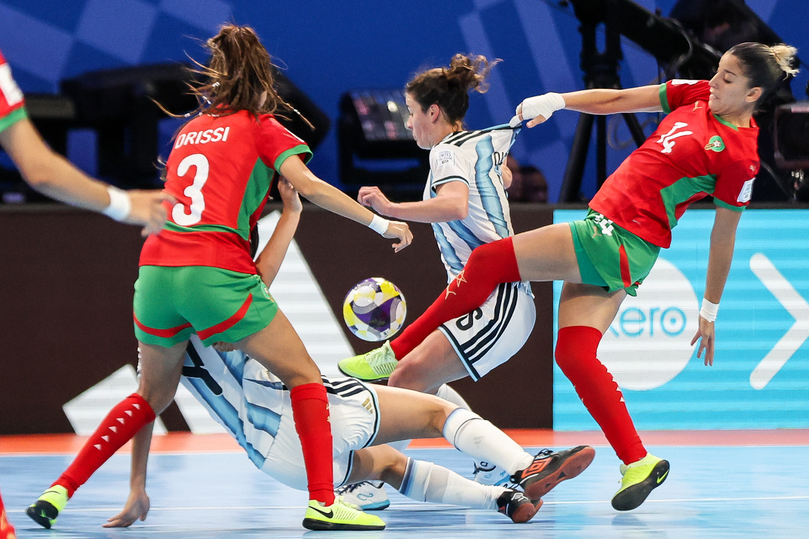 (SP)PHILIPPINES-PASIG CITY-FUTSAL-WOMEN'S WORLD CUP 2025-ARGENTINA VS MOROCCO