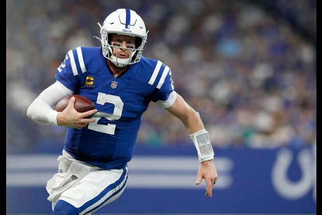 Colts' Carson Wentz practices, game-time decision vs. Titans