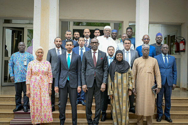 Interim President of Mali meets Shakhboot bin Nahyan Al Nahyan
