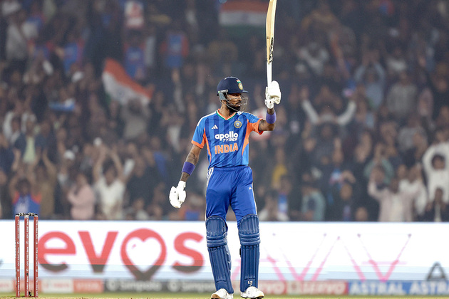 Hardik Pandya overtakes legendary Yuvraj Singh to achieve unique T20I double for 4th time