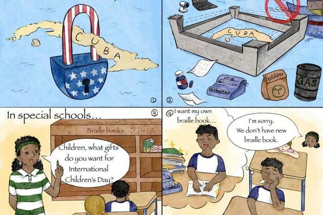 Struggle of Cuba's visually impaired children under U.S. blockade