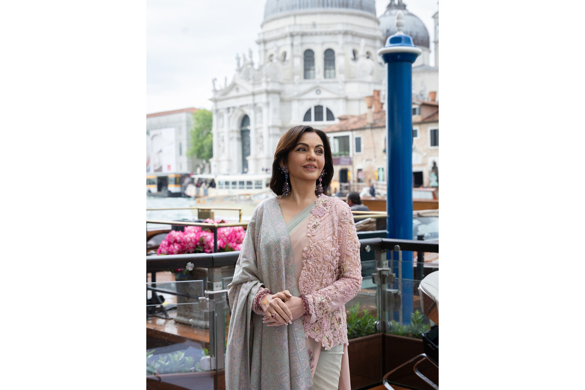 Nita Ambani celebrates Indian artistry as NMACC, Culture Ministry set to bring India Pavilion back to Venice Biennale