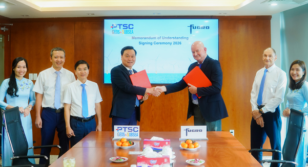 Fugro has extended its MoU with PTSC G&S to meet Vietnam's rising demand for geophysical, geotechnical and metocean data services