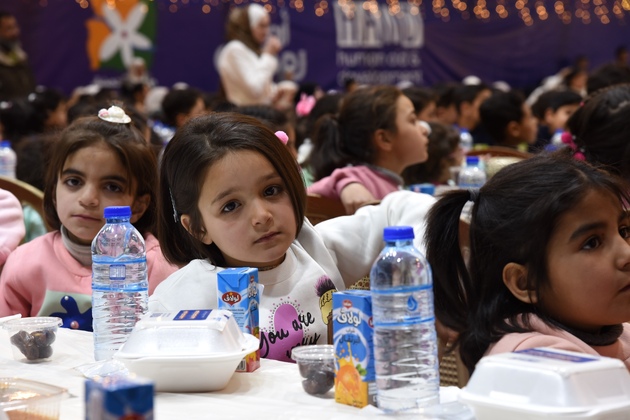 SYRIA-DAMASCUS-ORPHANS-IFTAR DINNER