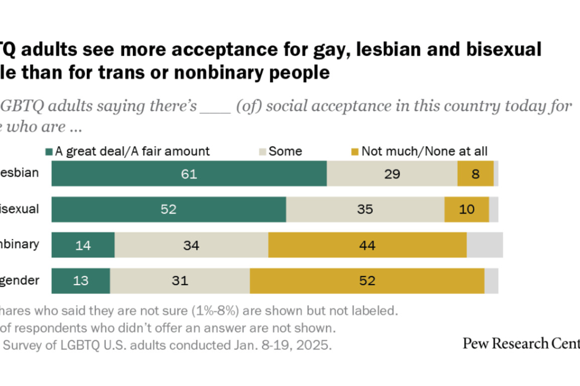 LGBTQ community, friends and spaces - Pew Research Center