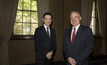  EMR CEO Jason Chang and chairman Owen Hegarty