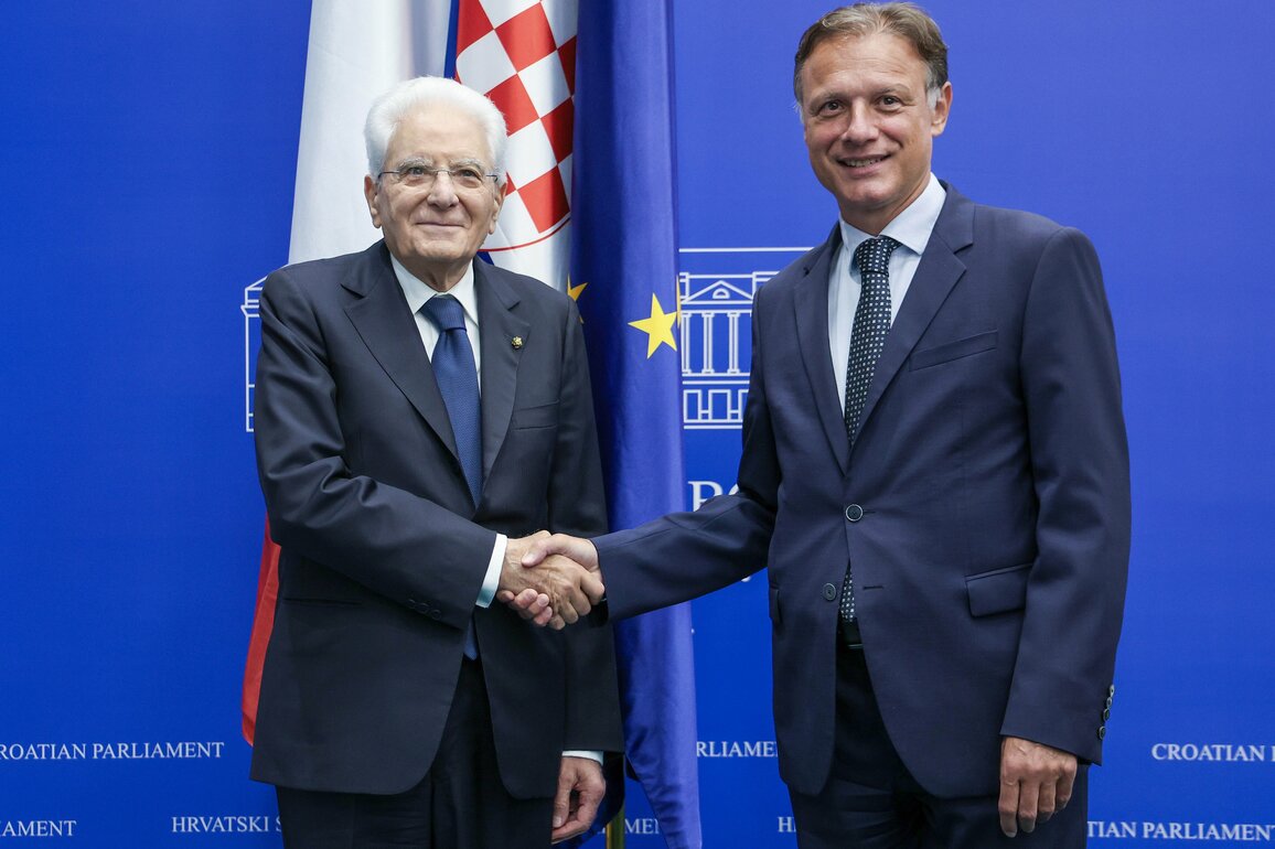 CROATIA-ZAGREB-ITALY-PRESIDENT-VISIT