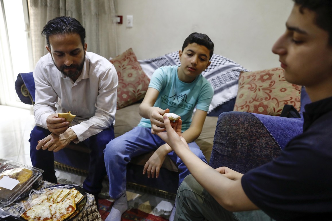 EGYPT-CAIRO-EID AL-ADHA-GAZAN FAMILIES