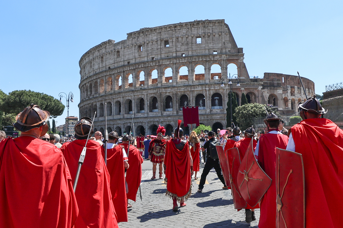 ITALY-ROME-FOUNDATION-PARADE