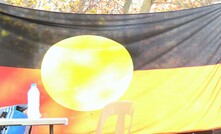  Aboriginal flag flies in Perth