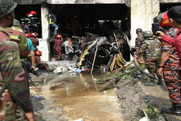 Over 170 injured as fighter jet hits Dhaka school campus