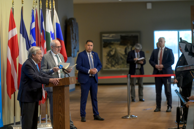UN-GUTERRES-PRESS ENCOUNTER-EBOLA-DR CONGO