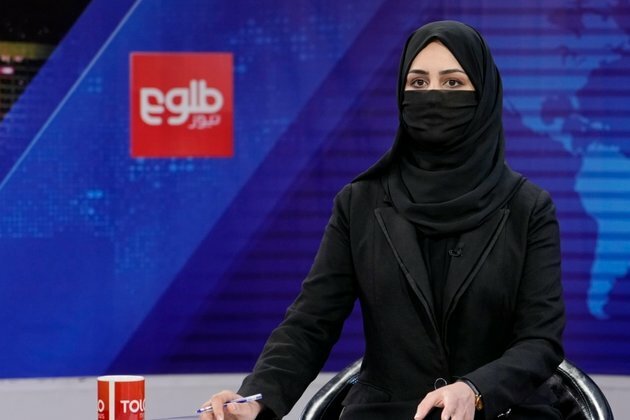Afghan Female TV Anchors Forced to Cover Faces on Air