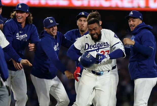 MLB roundup: Dodgers earn walk-off win over D-backs