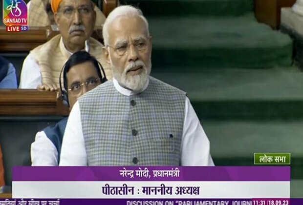 "Golden chapter of the journey of Indian democracy": Highlights from Prime Minister Modi's speech in Parliament