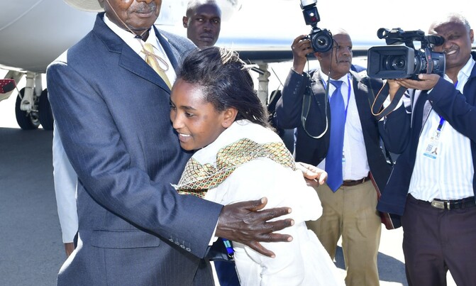 Museveni in Ethiopia Museveni in Ethiopia