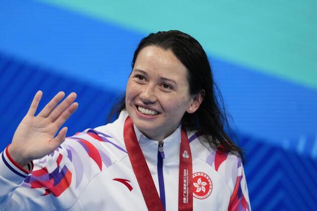 Zhang claims 3rd gold, Haughey takes historic win at China's National Games