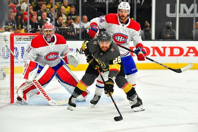 Knights cruise past Canadiens in semifinal opener