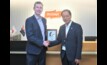  Immersion Group CEO Scott Elliott and Nissui Corporation Chief Executive Shingo Hamada. Image courtesy Immersion Group.