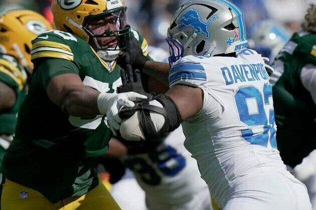 Packers could be down two O-line starters for 'TNF' vs. Commanders
