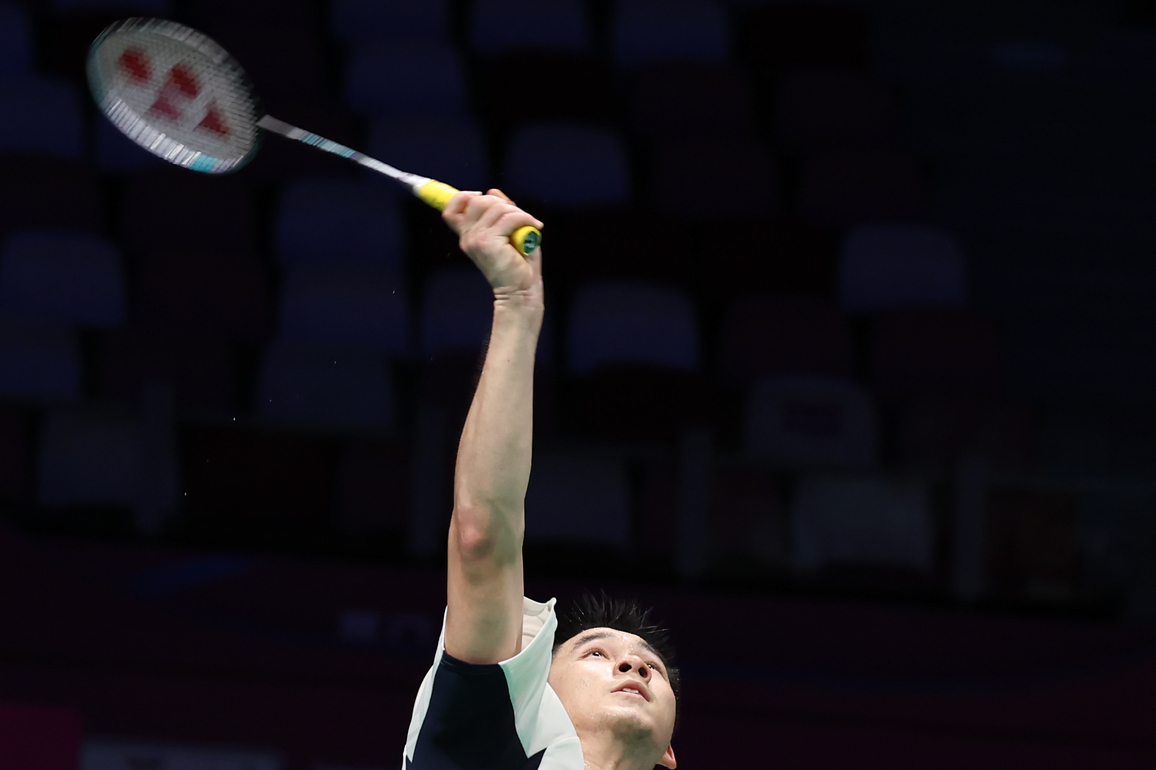 (SP)CHINA-XIAMEN-BADMINTON-SUDIRMAN CUP-THAILAND VS CHINA'S HONG KONG (CN)