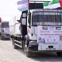 UAE aid convoys arrive in Gaza under Operation Chivalrous Knight 3