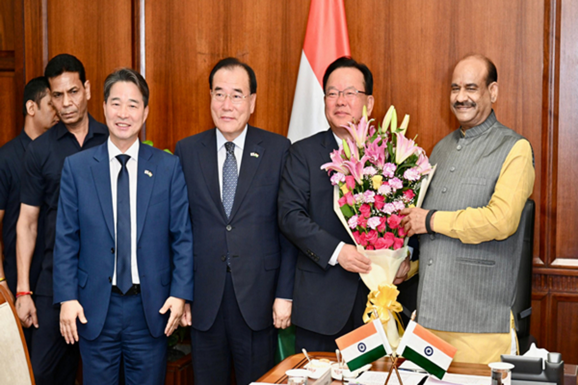 Om Birla meets special envoys from South Korea, extends wishes to prez Lee Jae Myung
