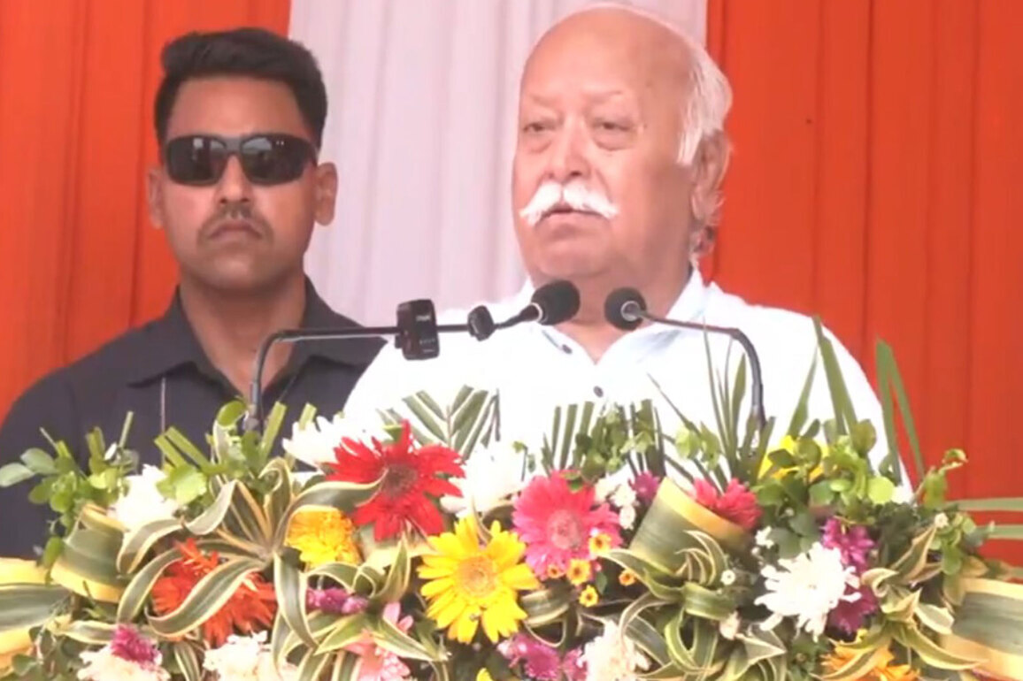 "World faltering, yearning for India's wisdom after 2000 years of experiments": RSS Chief Mohan Bhagwat in Tripura