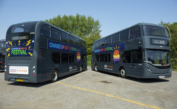 Glastonbury: National Express debuts electric bus on Bristol route to festival BusinessGreen News