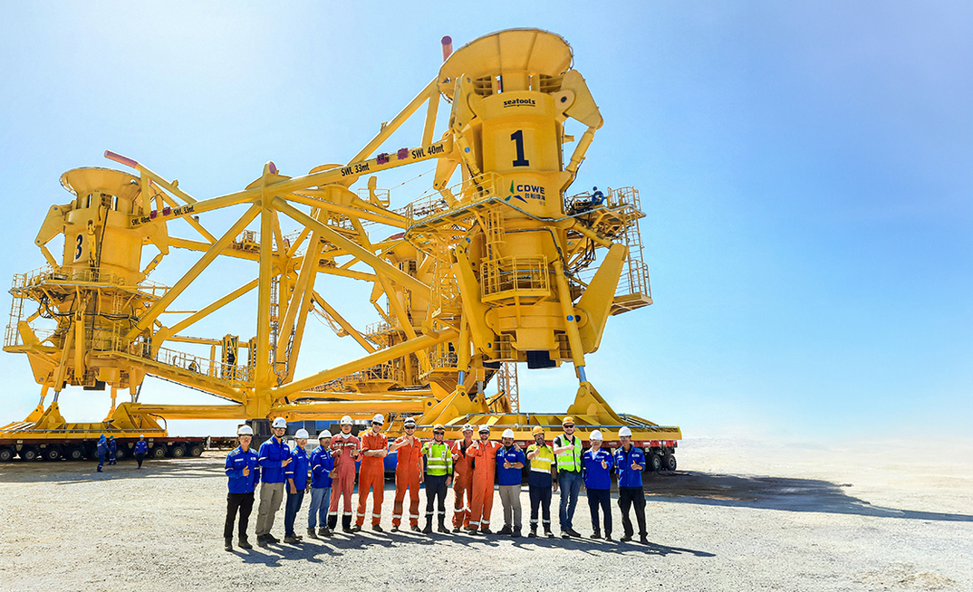 Seatools’ metrology and control system will be integrated into CDWE’s piling template 