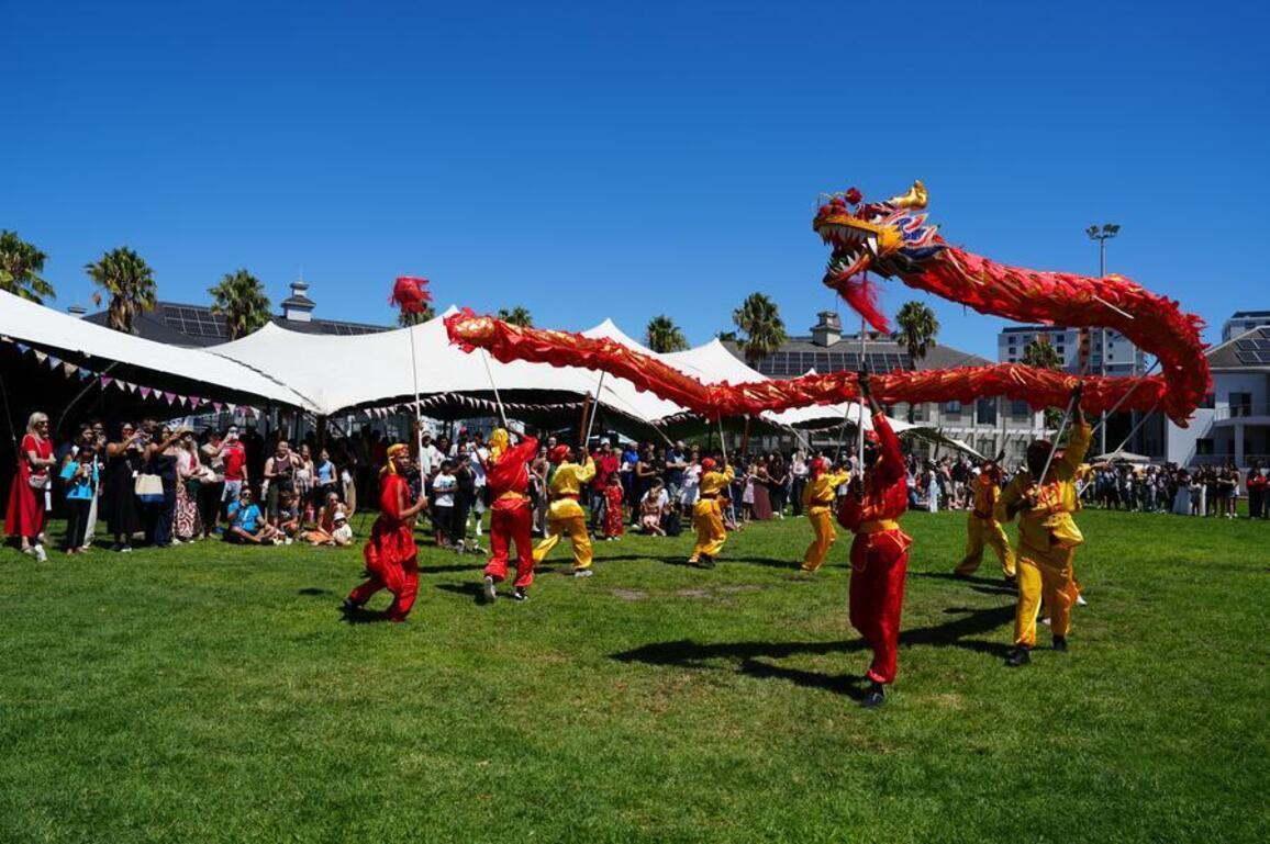 (Hello Africa) Dragon dances and dumplings: Cape Town locals embrace Chinese New Year at vibrant temple fair