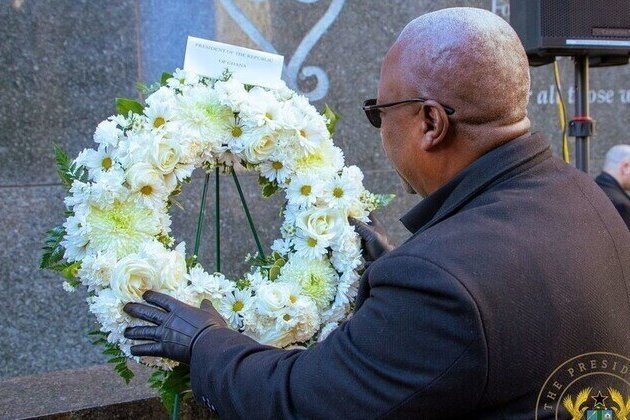 Ghana president criticizes US over history erasure