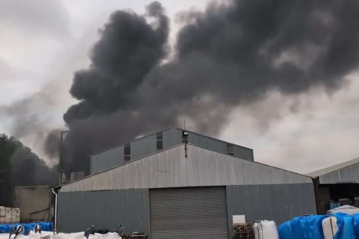 Firefighters tackle industrial blaze in Lucan in west Dublin  The Irish Times
