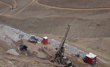 Drilling at Barrick Gold's Cerro Casale property