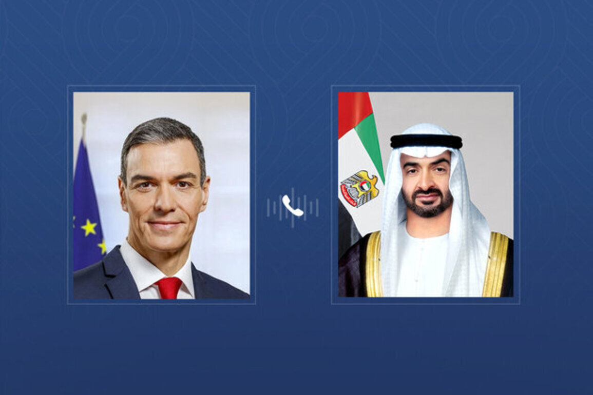 UAE President receives phone call from Spanish Prime Minister condemning Iranian attacks