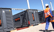 Aggreko technicians working on 10MW project at Mossel Bay South Africa