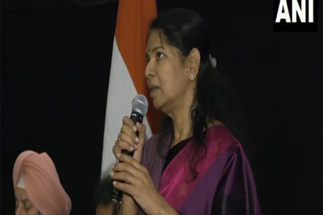 "Nothing going to divide us anymore": Kanimozhi emphasises India's unity in Latvia