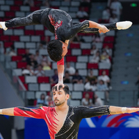 (SP)CHINA-CHENGDU-THE WORLD GAMES 2025-ACROBATIC GYMNASTICS-MEN'S PAIRS-FINALS (CN)