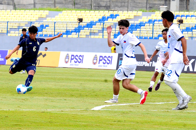 (SP)INDONESIA-GRESIK-FOOTBALL MATCH-AFF U17 BOYS CHAMPIONSHIP-GROUP B-THAILAND VS THE PHILIPPINES
