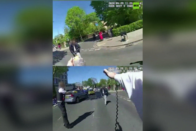 UK police release bodycam footage of anti-Semitic stabbing attack (VIDEO)