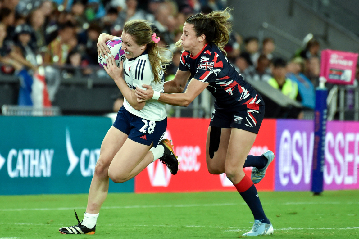 (SP)CHINA-HONG KONG-RUGBY-WORLD SEVENS SERIES 2025-WOMEN (CN)