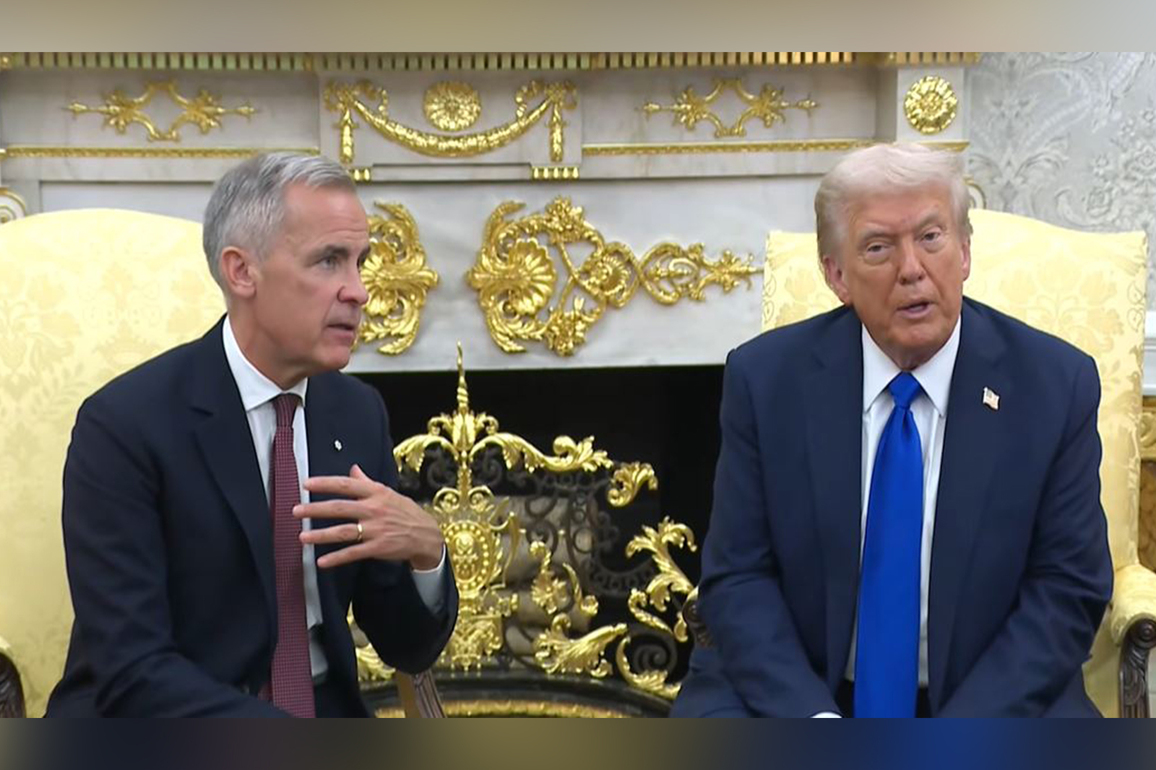 "A transformative president": Canadian PM Carney praises Trump during Oval Office talks